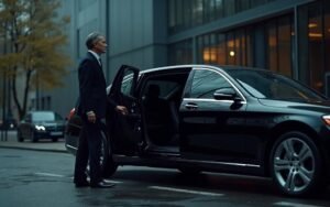 Corporate chauffeur service for business roadshows