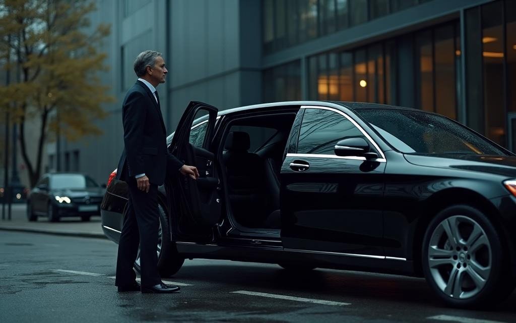 Corporate chauffeur service for business roadshows